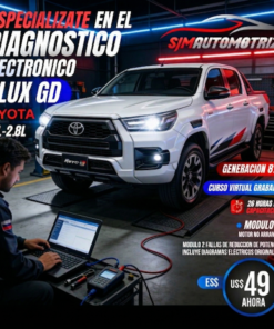 Curso Electrónico Toyota Hilux GD 8.0 – Diagnóstico Profesional