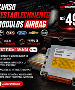 🚀Curso de Módulos Airbag Restablecimiento Actualización 2024
