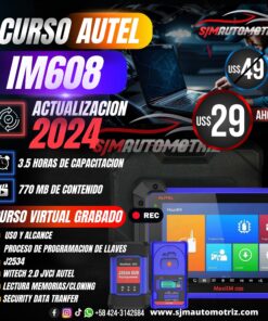 Curso Autel IM608 Actualización 2024 | Programación y Diagnóstico Avanzado