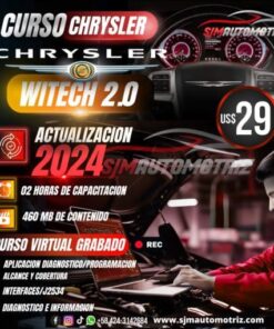 Curso Chrysler WiTECH 2.0 Actualización 2024 – Diagnóstico y Programación Avanzada
