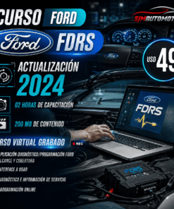 Curso Ford FDRS Actualización 2024 – Diagnóstico y Programación Ford/MAZDA