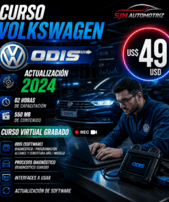 Curso Volkswagen ODIS Actualización 2024 – Diagnóstico y Programación VAG Grupos