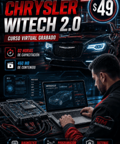 Curso Chrysler WiTECH 2.0 Actualización 2024 – Diagnóstico y Programación Avanzada