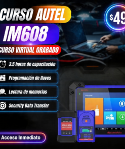 Curso Autel IM608 Actualización 2024 | Programación y Diagnóstico Avanzado