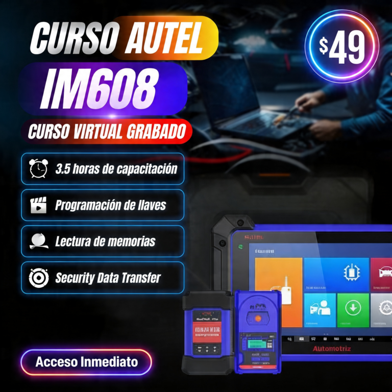 Curso Autel IM608 / IM508 en Español | Programación, Llaves y J2534