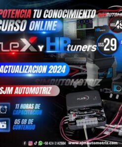 Curso Online Flex y HP Tuners 2024 – Diagnóstico y Reprogramación Automotriz