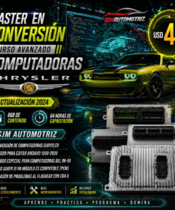 Curso Master Conversión de Computadoras Chrysler – Reprogramación y Adaptación Avanzada