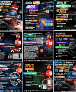 Pack Inmovilizadores Automotrices | Aprende Inmo Off, Clonación y Virginización