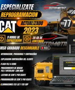 Curso Reprogramación Caterpillar Actualizado 2023 – ECM & Flash File