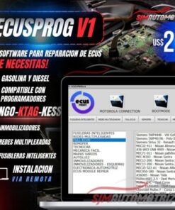 💻 ECUSPROG V1: El Software para Reparación de Computadoras Automotrices