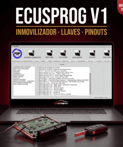 ECUSPROG V1 + TECNOCAR de Regalo — Inmovilizador, Llaves, Pinouts y   Archivos de Airbag