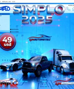 SIMPLO 2025 | Software Automotriz Completo: Diagramas, Pinouts, Data Técnica y Diagnóstico 2025