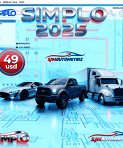 SIMPLO 2025 | Software Automotriz Completo: Diagramas, Pinouts, Data Técnica y Diagnóstico 2025