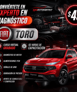 Curso Diagnóstico Fiat Toro – Electrónica, ECUs e Inyección Diésel