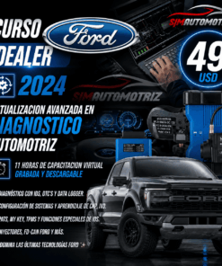 Curso Ford Dealer 2024 – Programación, Diagnóstico y Adaptación Ford/MAZDA
