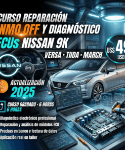 Curso Nissan Conversión ECUs e Inmo Off – Versa, Tiida, March