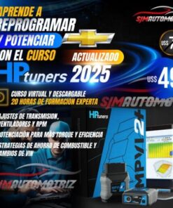 Curso HP Tuners Actualizado 2025 – Reprogramación y Tuning Multimarca (Online)