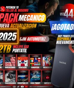 🚗 Pack Mecánico Automotriz 2025: Manuales, Software y Diagramas en SSD Portable 2TB