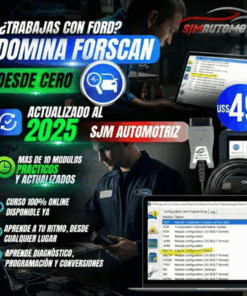 Curso FORSCAN Actualizado 2025 – Diagnóstico y Programación Ford/Mazda