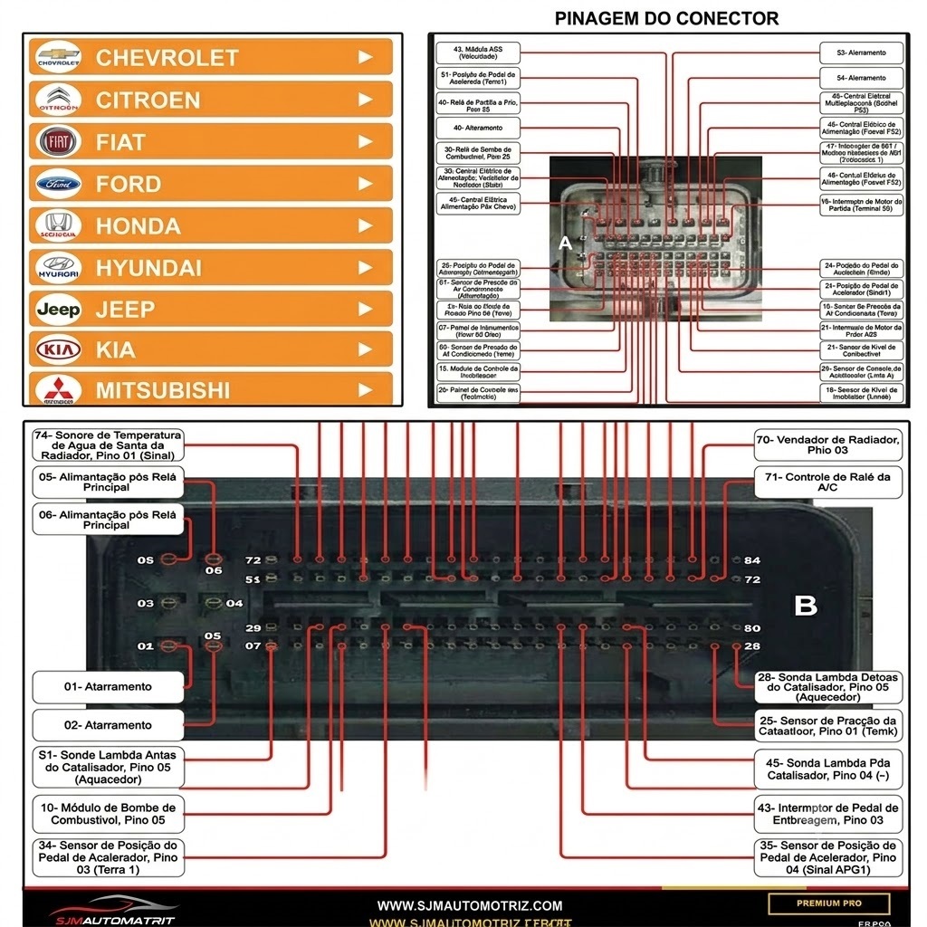 Muestra real PINAGEM ECU 2.0 - aplicaciones