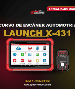 Curso de Escaner LAUNCH X-431 2026 — Diagnóstico, y Funciones Especiales