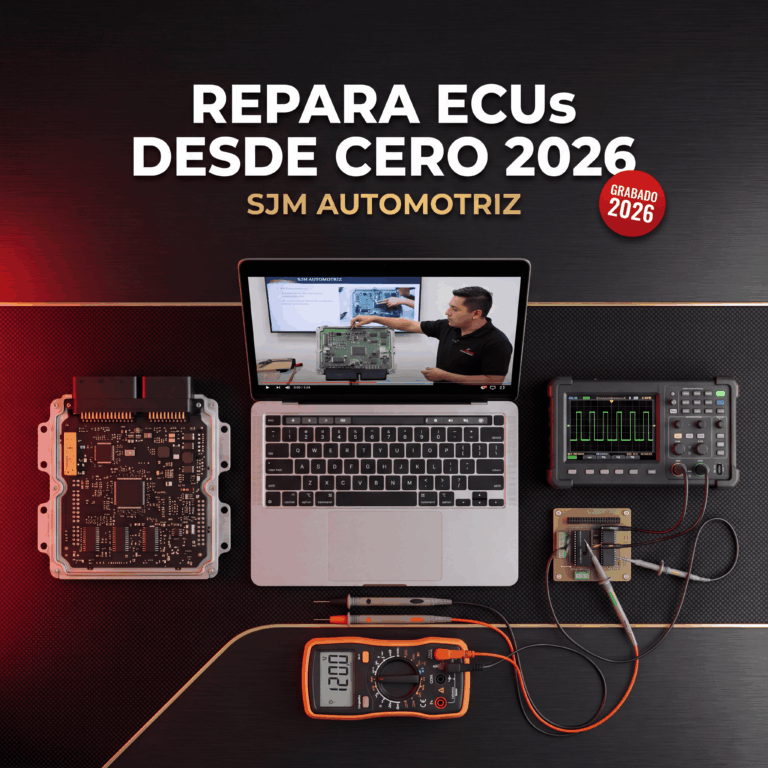 Curso de Reparación de Computadoras Automotrices ECU 2026 — Desde Cero