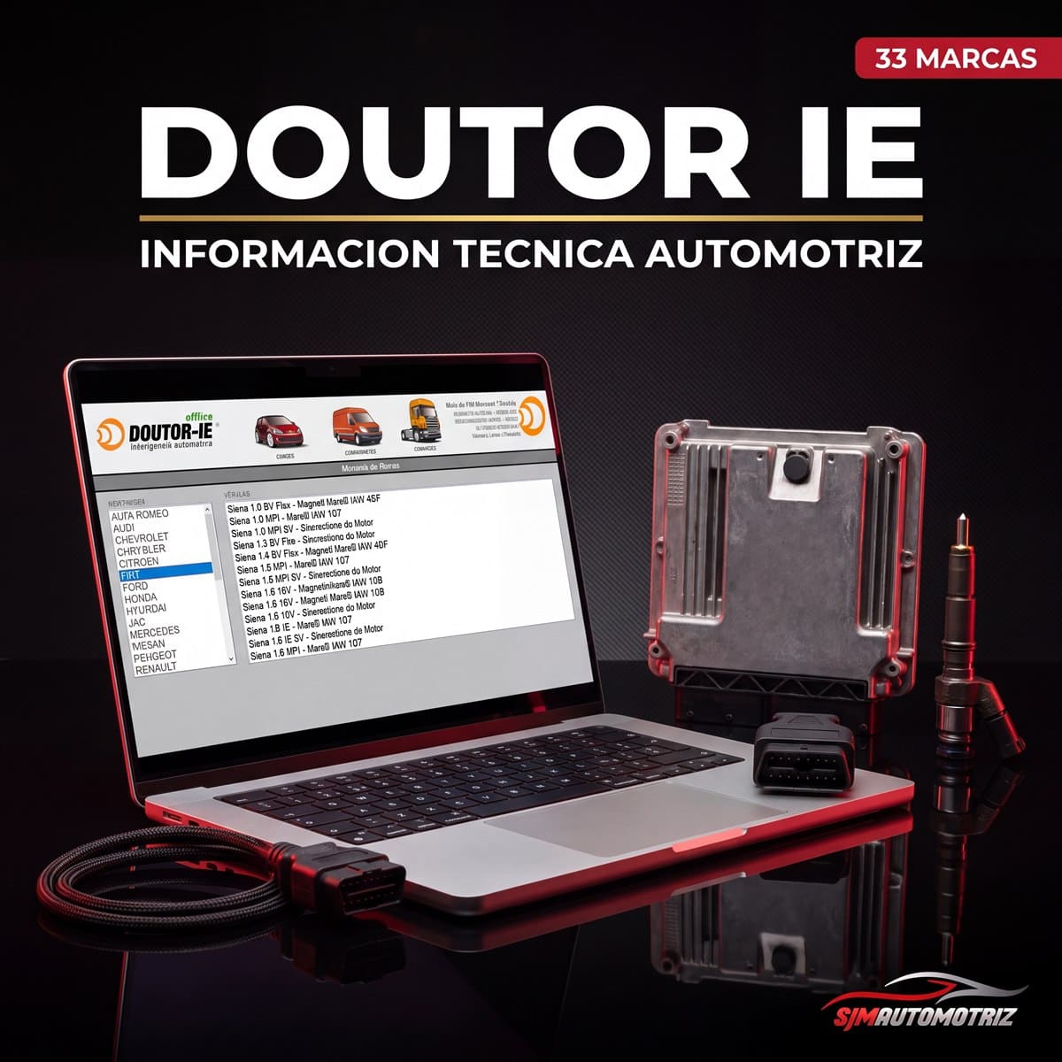 Doutor IE — software offline de manuales de inyección electrónica — SJM Automotriz